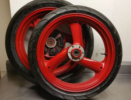 Front/rear wheels w/tires yamaha fzr1000 1991 1992 1993 1994 1995 fzr 1000