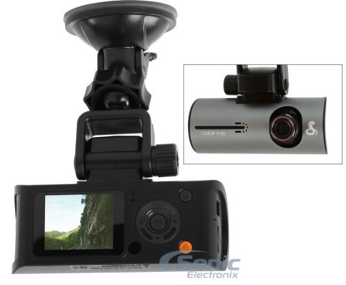 New! cobra cdr840 windshield mount 1080p hd dash cam dvr system w/ 1.5&#034; screen