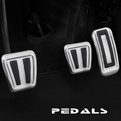 Stainless steel fuel brake foot mt pedals pads cover fit mazda 6 m6 2003-2008