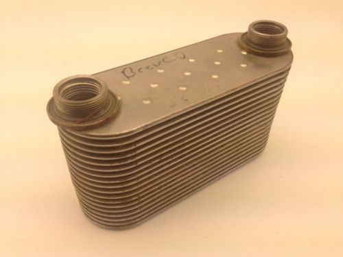 C&amp;r racing oil to water heat exchanger for custom radiator - 18 plate