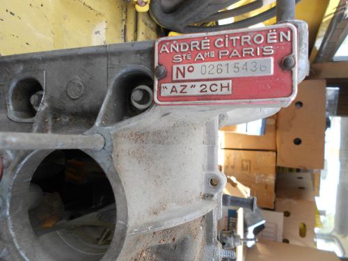 Citroen 2cv az 602cc engine block split case used in good condition