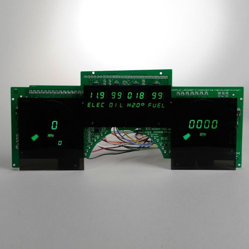 C4 corvette 1984-1989 led digital dash gauge instrument cluster direct fit green