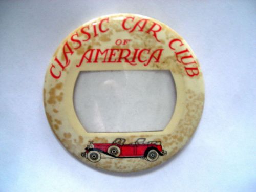 Vintage automobile car badge. classic car club of america western pa. region