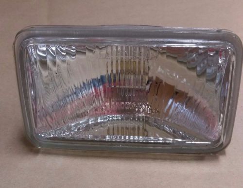 Vintage unity rectangular amber halogen sealed beam foglamp u-h9420