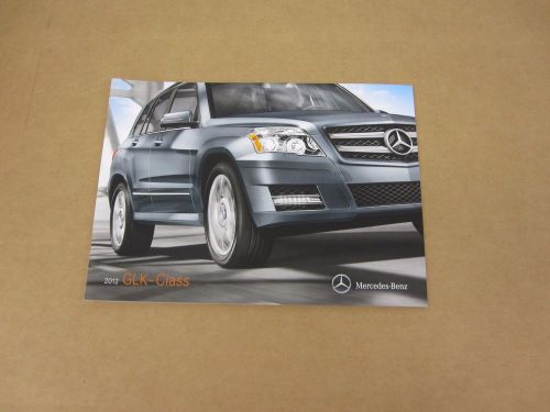 2012 mercedes-benz glk class glk350 sales brochure dealer catalog