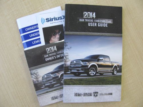 2014 dodge ram 1500 / 2500 / 3500 user guide #14d241-926-aa third edition