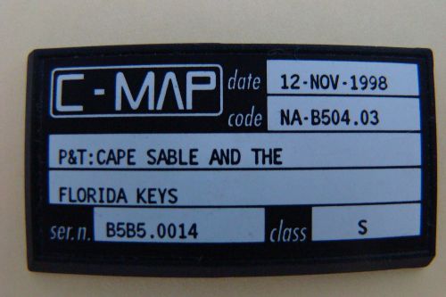 C-map chart card for p&amp;t: cape sable and the florida keys