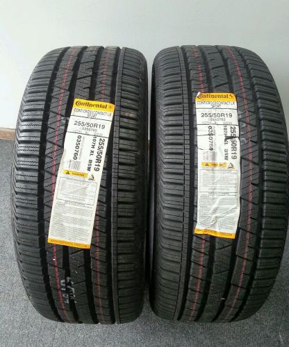 (2) continental crosscontact lx sport 255/50r19 tires