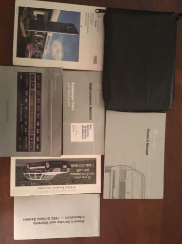 1993 mercedes benz 300sd  diesel 300 sd original owners manual books case 93