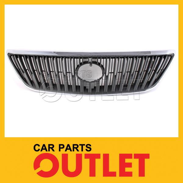 04 05 06 lexus rx330 chrome grille gray insert plastic new replacement assembly