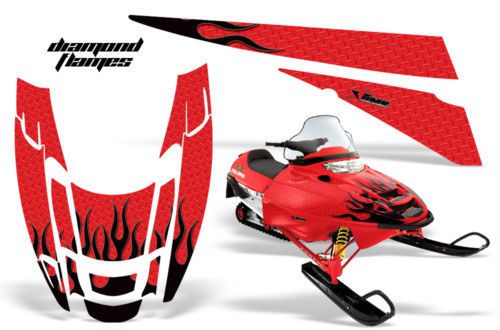 Amr polaris edge sled graphic wrap decal sticker kit df