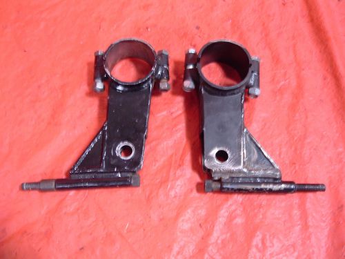 Pair trailing arm brackets clamp on 3&#034; allstar howe port city lefthander hamke