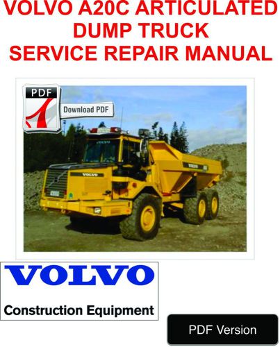 Volvo a20c articulated dump truck service repair manual