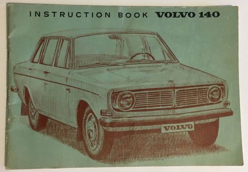 Volvo 140 owners instruction book