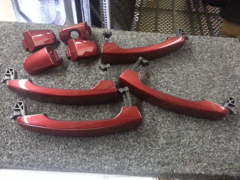 Door handles - 08-12 malibu / 10-13 equinox - crystal red - used/excellent cond