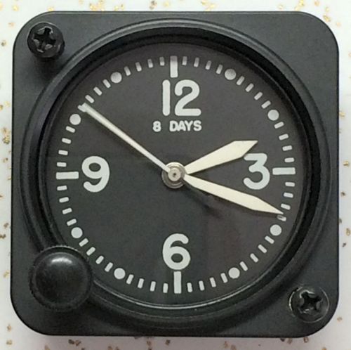 Elgin national watch co grade 562 a-11 2 1/4&#034; 8 jewel aircraft clock