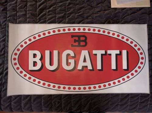 Bugattit banner 20&#034;1/4 x 40&#034;