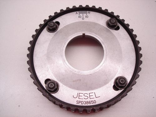 Nascar jesel sbc / sb2.2 belt drive camshaft pulley &amp; spider ply35500 / spd38650