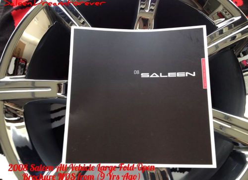 Large 2008 saleen all vehicle line brochure nos ford s281 h302 truck s331 ford