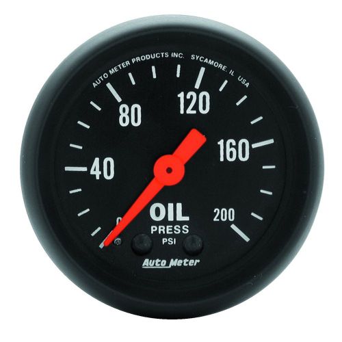 Auto meter 2605 z-series; mechanical oil pressure gauge