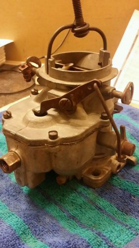 Two barrel carter carburetor