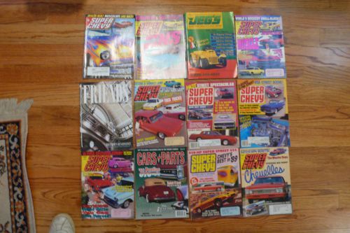 Super chevy magazine volumes: lot # 3,  for chevrolet enthusiasts, with bonus