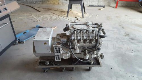 Isuzu single phase heat exchange 15kw generator dealer serviced