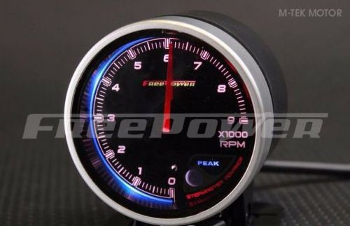 Tachometer gauge/meter rpm 60 mm freepower angel eye(black face)