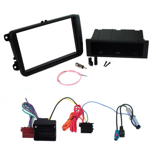 Vw jetta 5 + 6, polo 5 (6r); car radio installation kit lite radio facia panel +