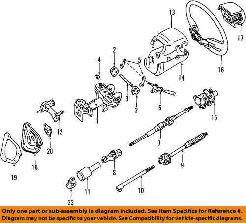 Toyota oem 98-02 4runner steering column-jacket 4587035360