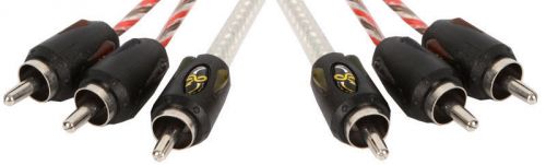 Stinger si496 car mobile entertainment 6ft audio (l/r) &amp; video rca cable premium