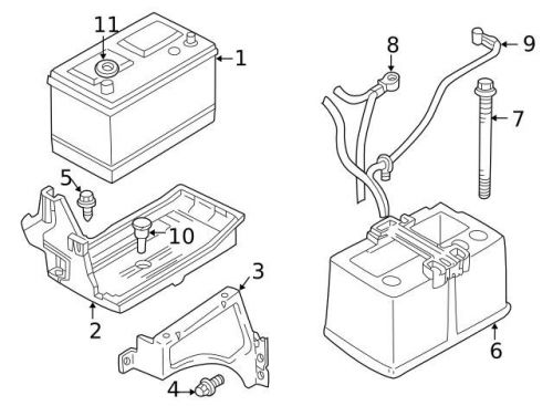 Genuine battery cover bolt 55235142