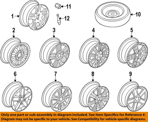 Mopar oem 5105691ab wheel-wheel, alloy