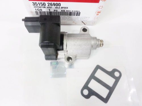 Oem idle air control valve 1p &amp; gasket 1p hyundai getz click 1.3l 1.4l 1.6l gas