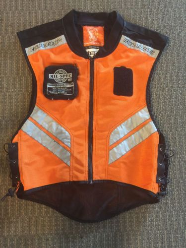 Icon motorsports mens mil spec reflective mesh vest motorcycle regular size