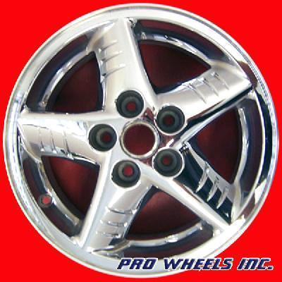 Pontiac grand am 16x6.5" chrome clad factory original wheel rim 6533-43341