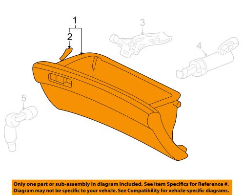 Honda oem 05-06 accord-glove box assembly 77500sdcd01zc