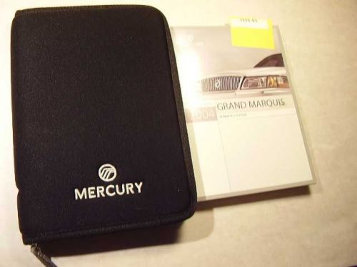 2004 mercury grand marquis owners manual in good condition. 7723-93