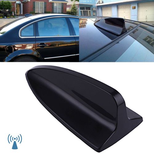 One pcs black shark fin shape autos roof special radio fm antenna aerial signal