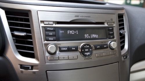 10-14 subaru legacy am fm 6 disc cd player radio oem