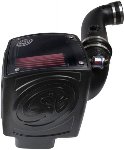 New s&amp;b performance cold air intake kit w/ filter fits chevy gmc duramax lmm 6.6