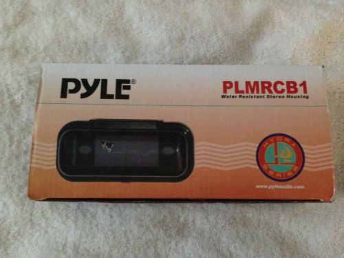 Pyle plmrcb1 water resistant stereo housing black ~ new