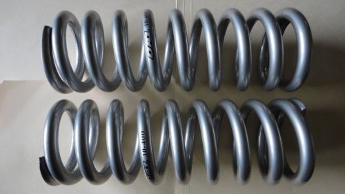 Two qa1 400lb coil-over springs 10&#034; long 2.5&#034; inside dia silver powder coated