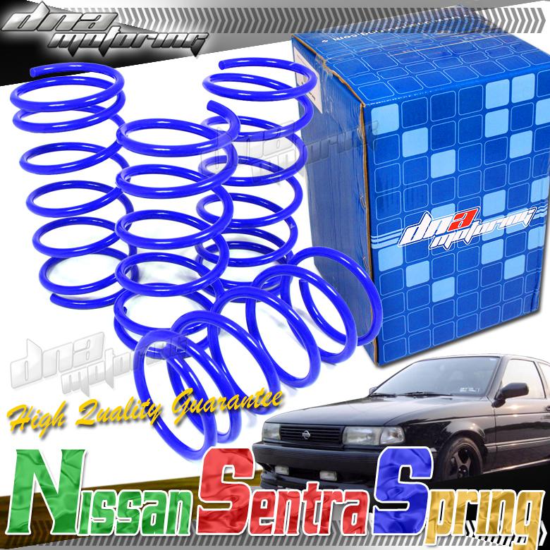 Nissan sentra 1989-1994 2"drop dna blue suspension lowering spring/springs jdm 