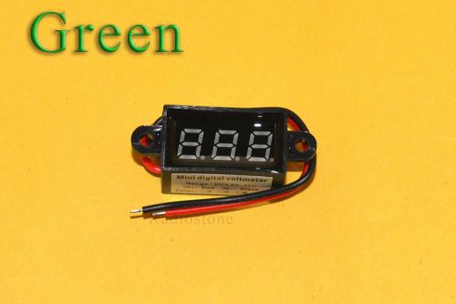 Car motorcycle dc 3.5-30v led display digital voltage voltmeter waterproof green