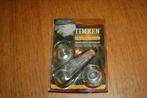 Timken bt101 trailer wheel bearing kit 1&#034; axle tapered roller bearings