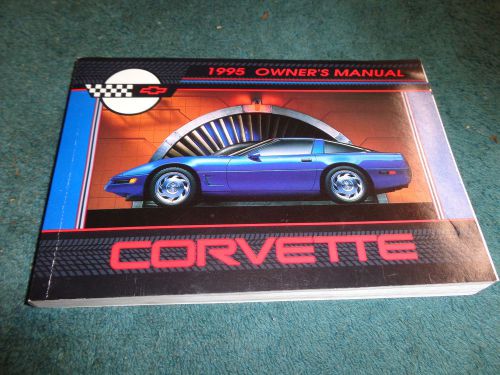 1995 corvette owner&#039;s manual / original guide book