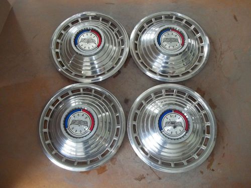 1963 63 ford galaxie ltd hubcap rim wheel cover hub cap 14&#034; oem used o8 set