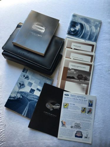 2008 lincoln mkx owners manual set 08 guide w/case