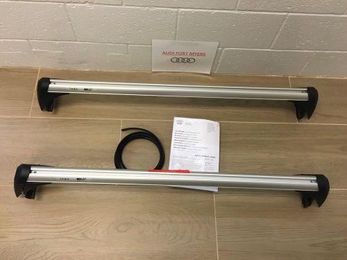 Audi q3 roof rack cross bars base carrier 2015-2016 - oem new audi 8u0071151